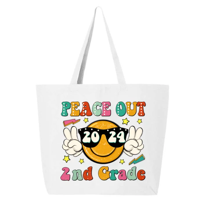 Peace Out 2024 2nd Grade 25L Jumbo Tote