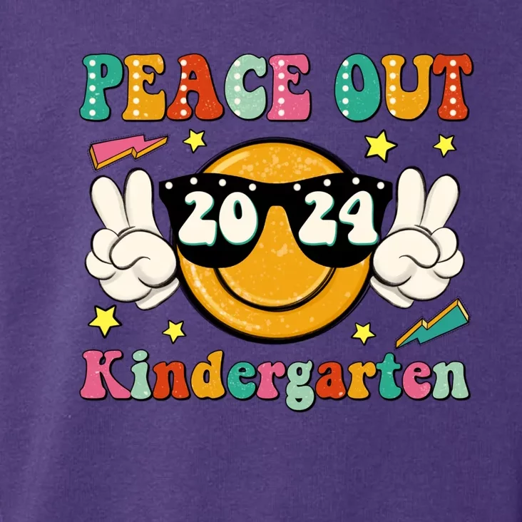 Peace Out 2024 Kindergarten Toddler Hoodie