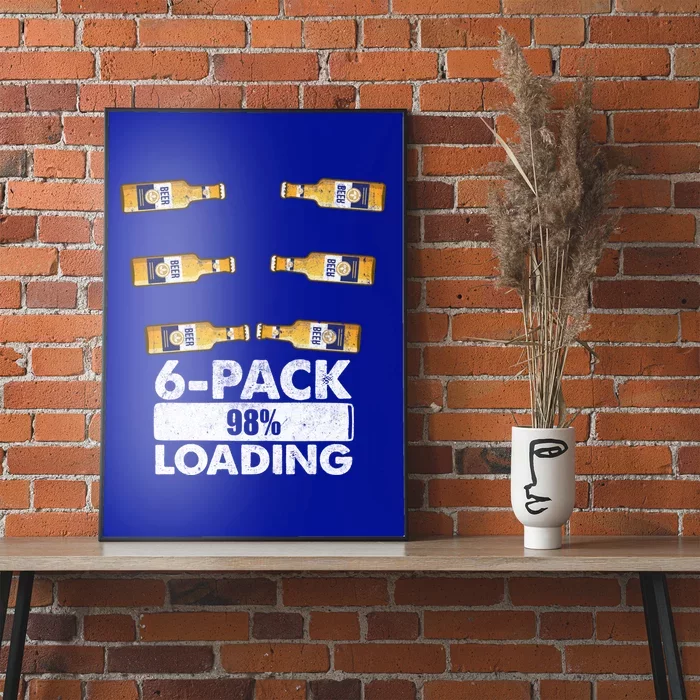 Pack Of 6 Loading Beer Mugs Gift Poster