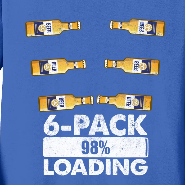 Pack Of 6 Loading Beer Mugs Gift Kids Long Sleeve Shirt