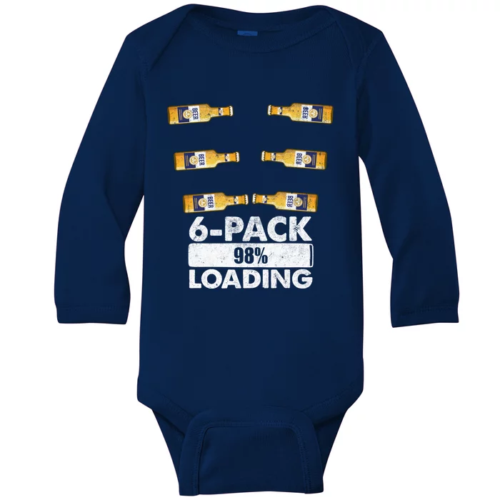 Pack Of 6 Loading Beer Mugs Gift Baby Long Sleeve Bodysuit