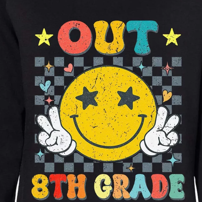 Peace Out 8th Grade Graduate Graduation Last Day Of School Womens California Wash Sweatshirt