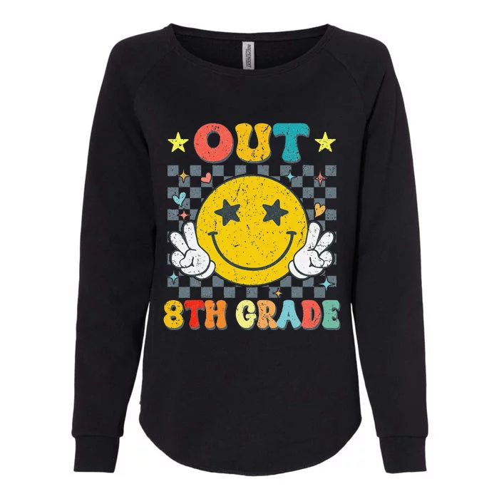 Peace Out 8th Grade Graduate Graduation Last Day Of School Womens California Wash Sweatshirt