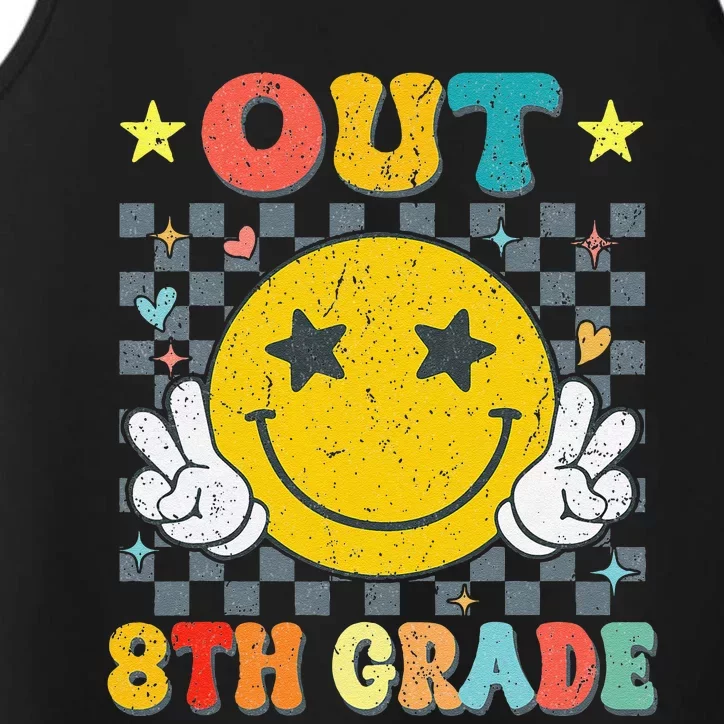 Peace Out 8th Grade Graduate Graduation Last Day Of School Performance Tank