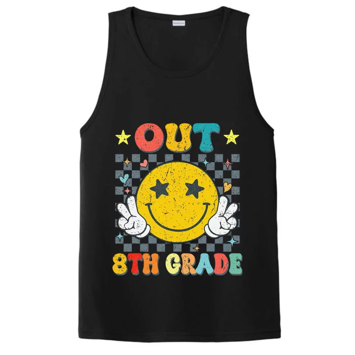 Peace Out 8th Grade Graduate Graduation Last Day Of School Performance Tank