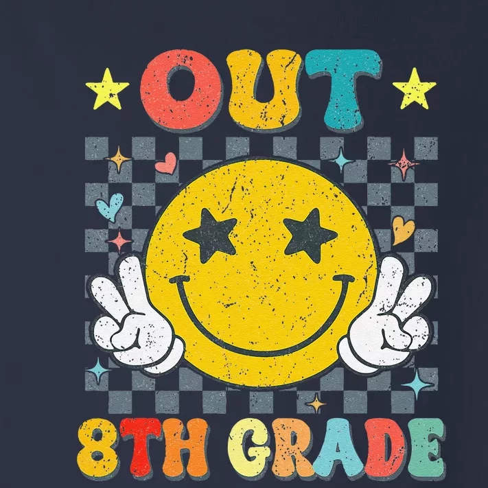 Peace Out 8th Grade Graduate Graduation Last Day Of School Toddler Long Sleeve Shirt