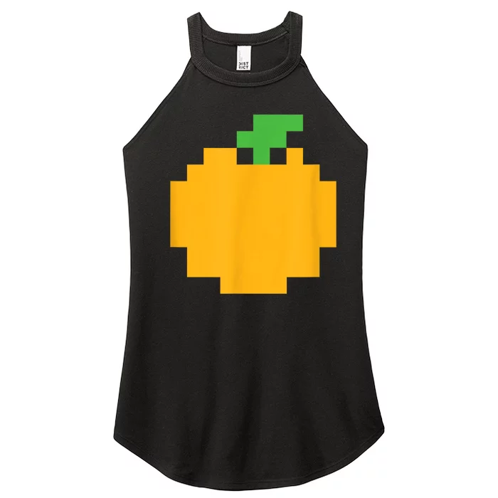 Pixel Orange 80s Video Game Halloween Easy Group Costume Women’s Perfect Tri Rocker Tank