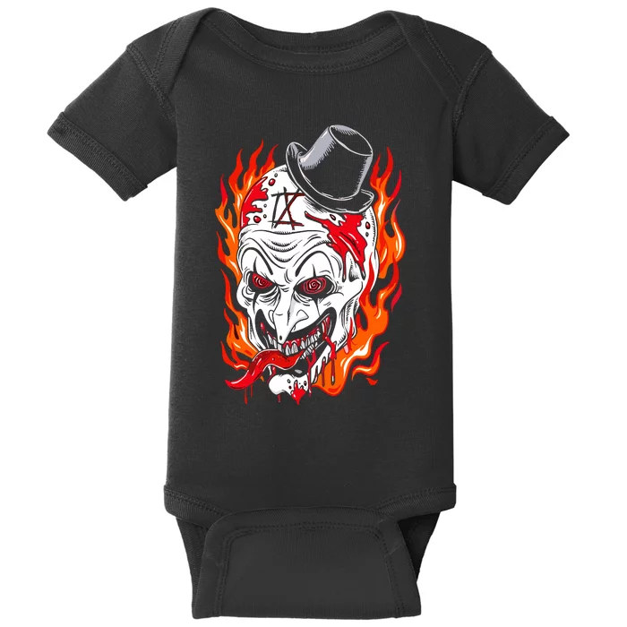 Psychos Only Art Will Never Die Baby Bodysuit