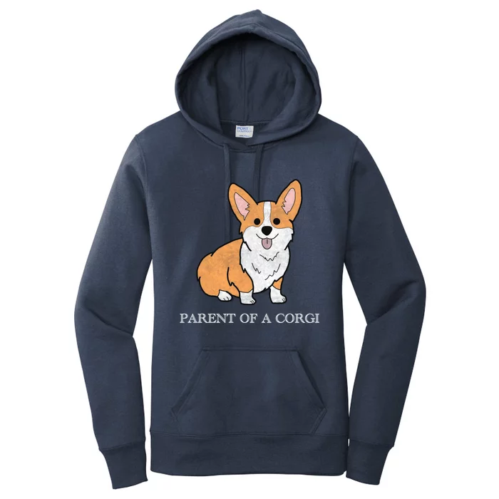 Parent Of A Corgi Pembroke Welsh Corgi Indian Creek Gift Women's Pullover Hoodie