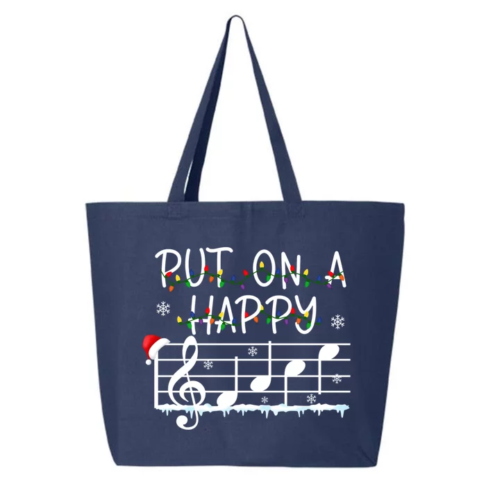 Put On A Happy Music Teacher Gift 25L Jumbo Tote