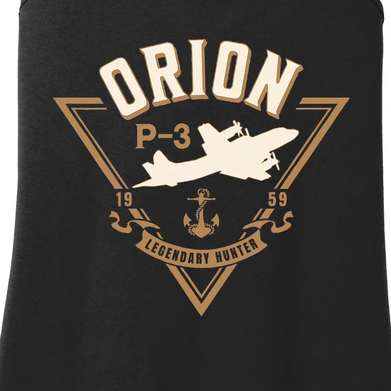 P3 Orion Antisubmarine Warfare Naval Patrol Aircraft Ladies Essential Tank