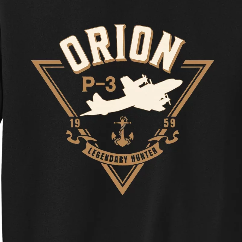 P3 Orion Antisubmarine Warfare Naval Patrol Aircraft Tall Sweatshirt