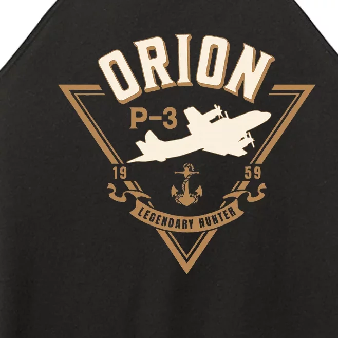 P3 Orion Antisubmarine Warfare Naval Patrol Aircraft Women’s Perfect Tri Rocker Tank