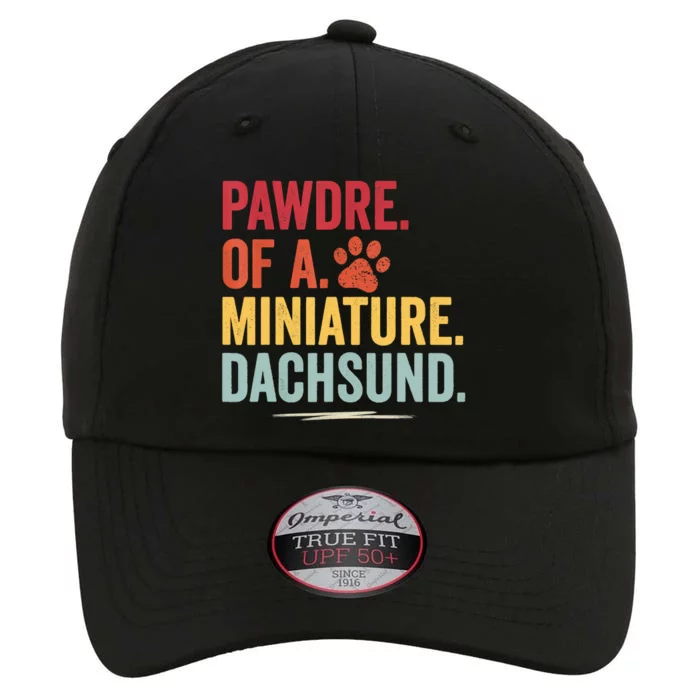 Pawdre Of A Miniature Dachsund Dog Lover Apparel The Original Performance Cap