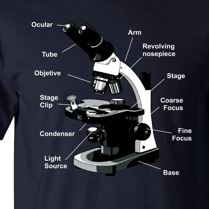 Parts Of A Microscope Tall T-Shirt