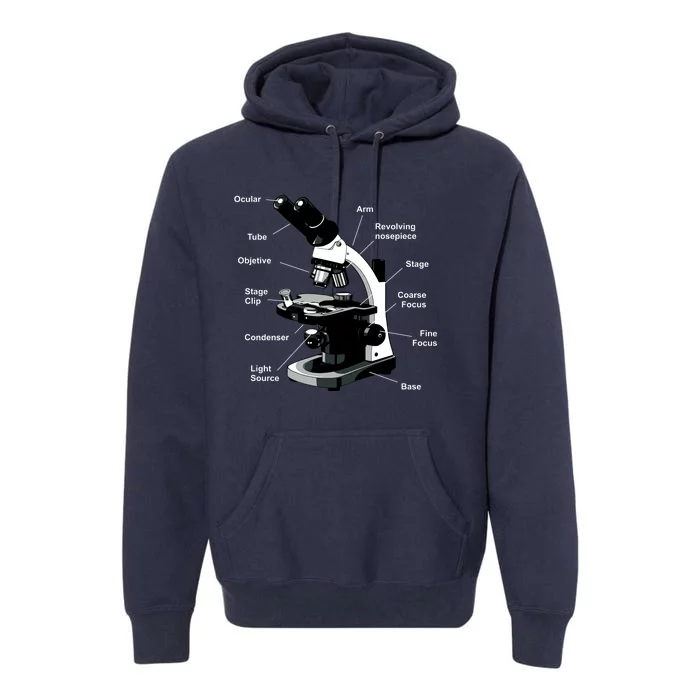 Parts Of A Microscope Premium Hoodie