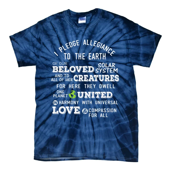 Pledge Of Allegiance Tie-Dye T-Shirt