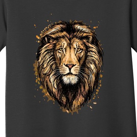 Portrait Of A Lion Toddler T-Shirt