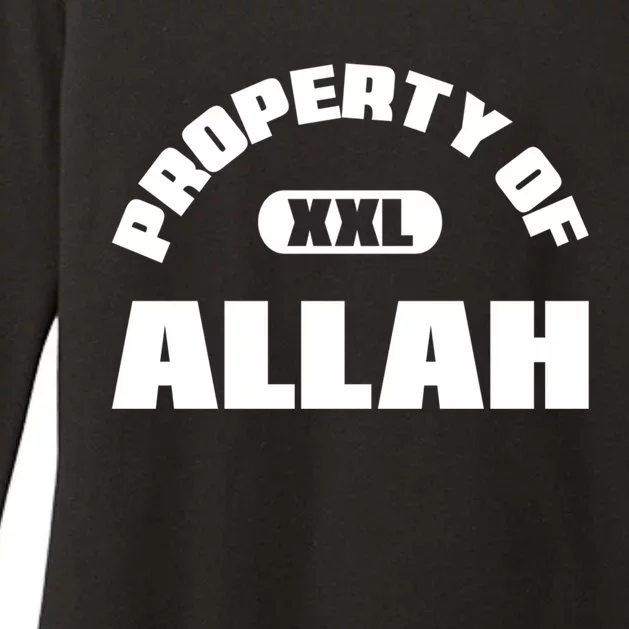 Property Of Allah Islam Muslim Ramadan Kareem Mubarak Mosque Gift Womens CVC Long Sleeve Shirt