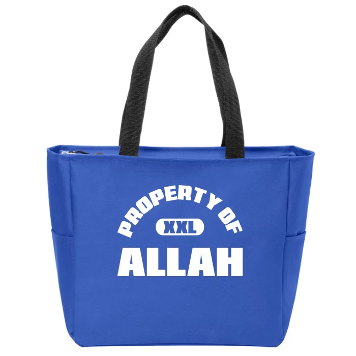 Property Of Allah Islam Muslim Ramadan Kareem Mubarak Mosque Gift Zip Tote Bag