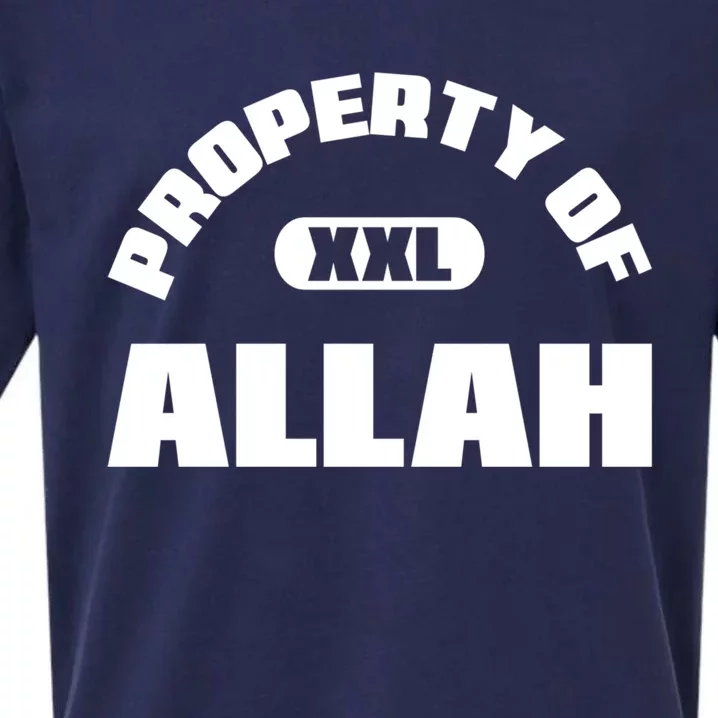 Property Of Allah Islam Muslim Ramadan Kareem Mubarak Mosque Gift Sueded Cloud Jersey T-Shirt