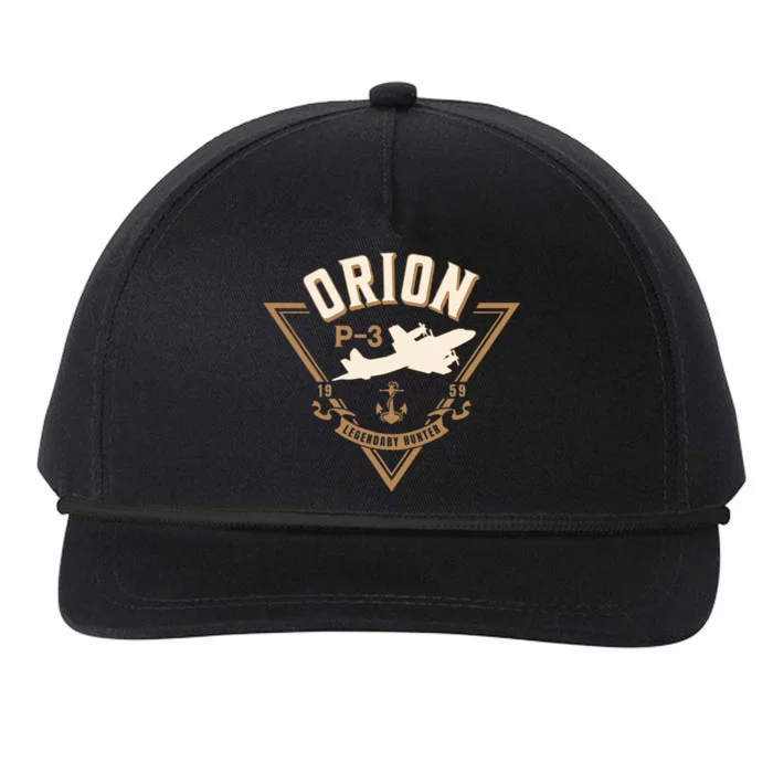 P3 Orion Antisubmarine Warfare Naval Patrol Aircraft Snapback Five-Panel Rope Hat