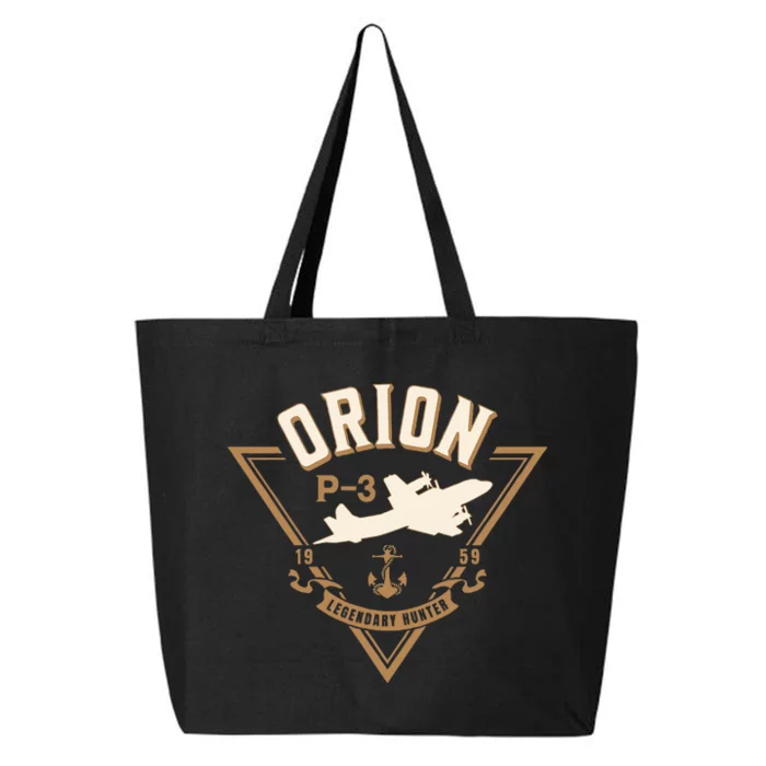 P3 Orion Antisubmarine Warfare Naval Patrol Aircraft 25L Jumbo Tote