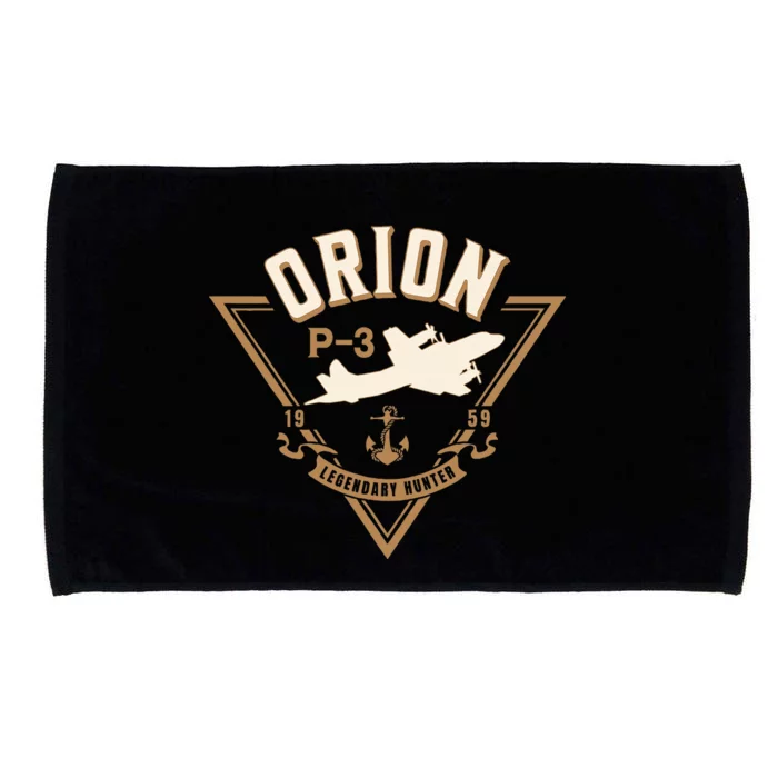 P3 Orion Antisubmarine Warfare Naval Patrol Aircraft Microfiber Hand Towel