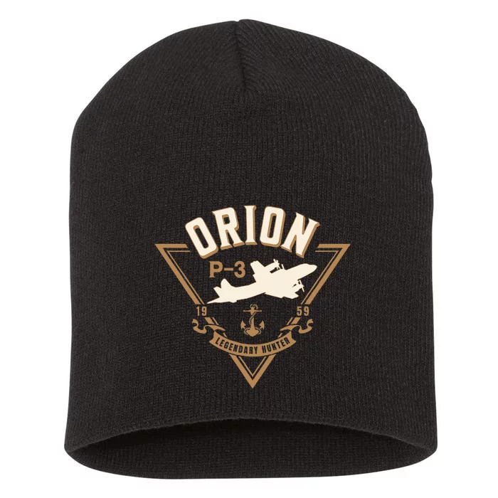 P3 Orion Antisubmarine Warfare Naval Patrol Aircraft Short Acrylic Beanie