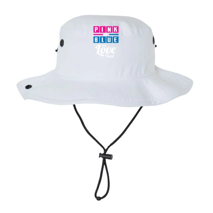 Pink Or Blue We Love You Cute Gender Announcet Meaningful Gift Legacy Cool Fit Booney Bucket Hat