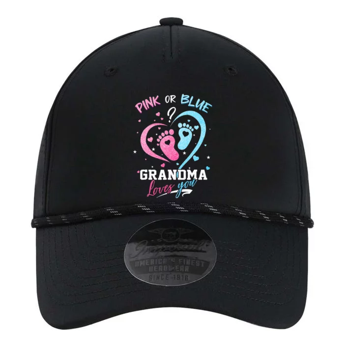 Pink Or Blue Grandma Loves You Gender Reveal Baby Gifts Mom Performance The Dyno Cap