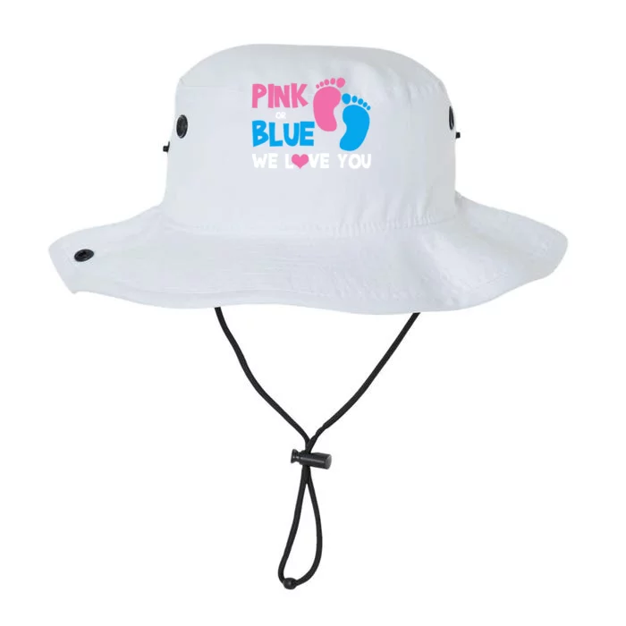 Pink Or Blue We Love You Gender Reveal Gift Legacy Cool Fit Booney Bucket Hat