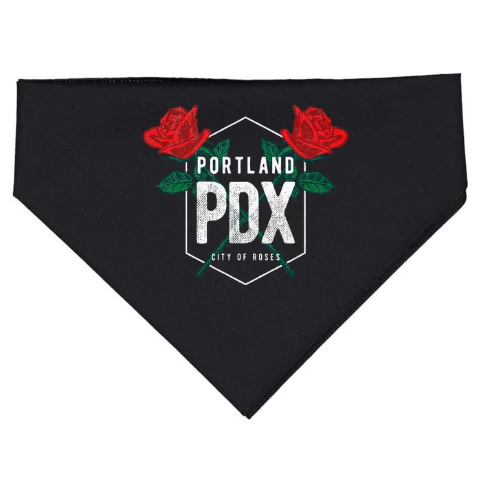 Portland Oregon Badge Pdx Portland Squad Pacific Wonderland USA-Made Doggie Bandana