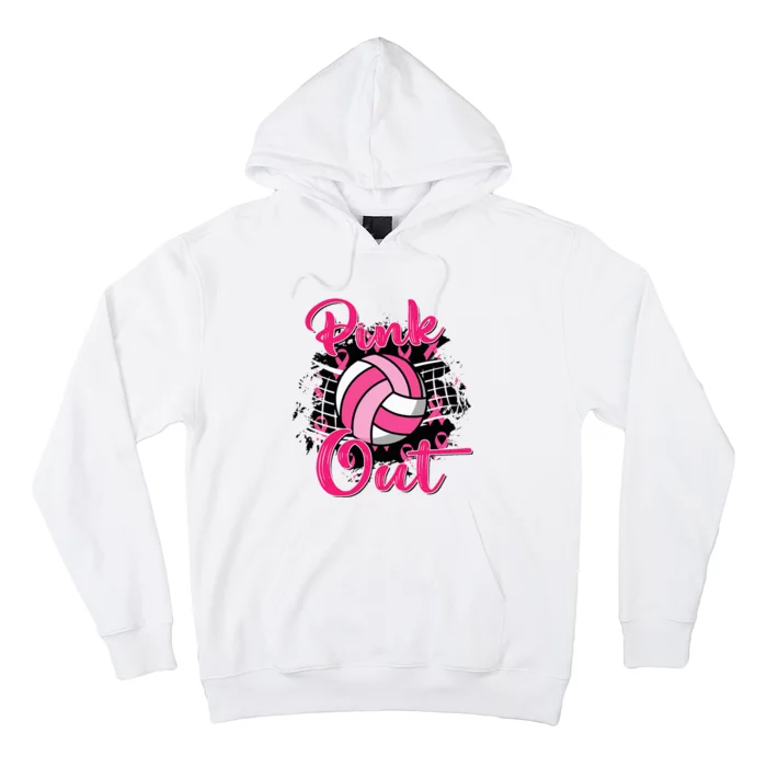 P.I.N.K. Out Breast Cancer Awareness Volleyball Hoodie