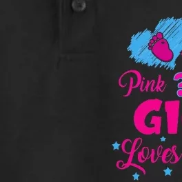 Pink Or Blue Gigi Loves You Gender Reveal Gigi Outfit Dry Zone Grid Performance Polo