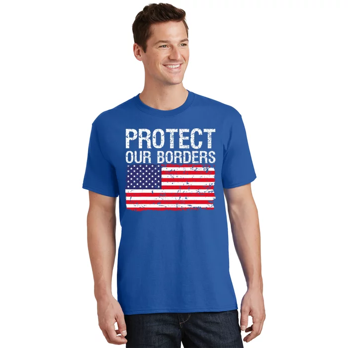 Protect Our Borders Law Enforcement Legal Immigration T-Shirt