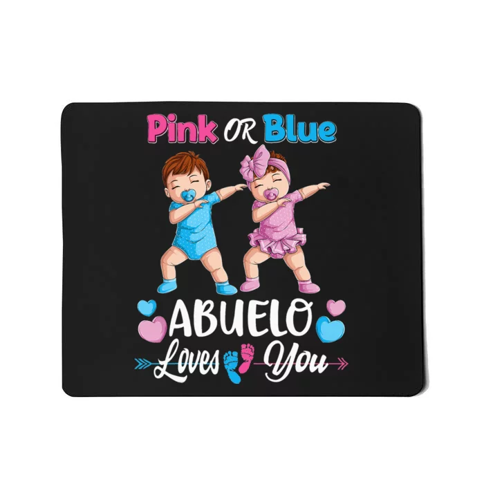 Pink Or Blue Abuelo Loves You Baby Gender Reveal Party Mousepad