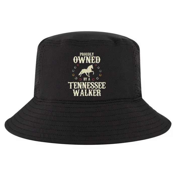 Proudly Owned By A Horse Father Mother Cool Comfort Performance Bucket Hat