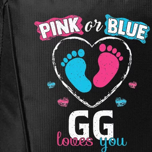 Pink Or Blue GG Loves You Baby Gender Reveal GG City Backpack