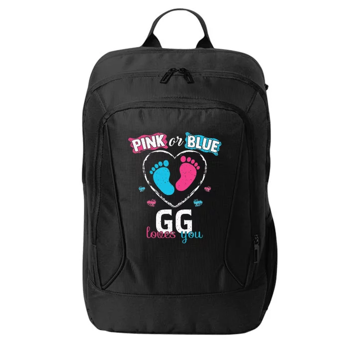 Pink Or Blue GG Loves You Baby Gender Reveal GG City Backpack