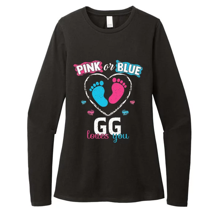 Pink Or Blue GG Loves You Baby Gender Reveal GG Womens CVC Long Sleeve Shirt