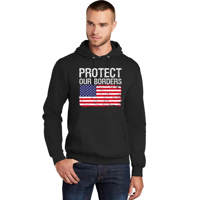 Protect Our Borders Law Enforcement Legal Immigration Hoodie