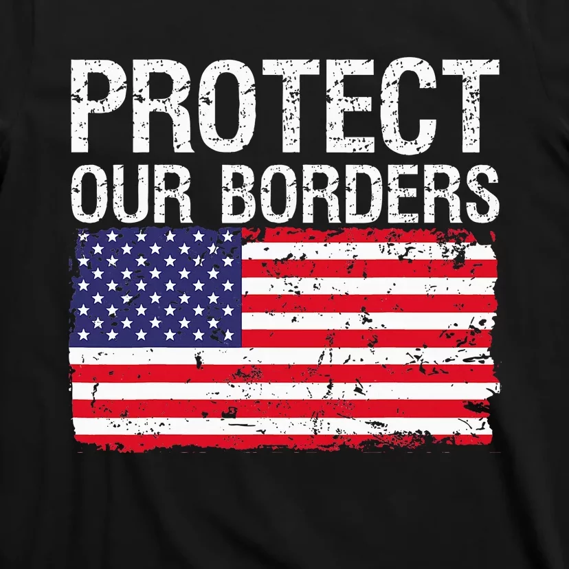 Protect Our Borders Law Enforcement Legal Immigration T-Shirt