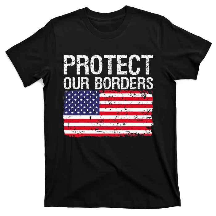 Protect Our Borders Law Enforcement Legal Immigration T-Shirt