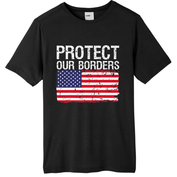 Protect Our Borders Law Enforcement Legal Immigration ChromaSoft Performance T-Shirt