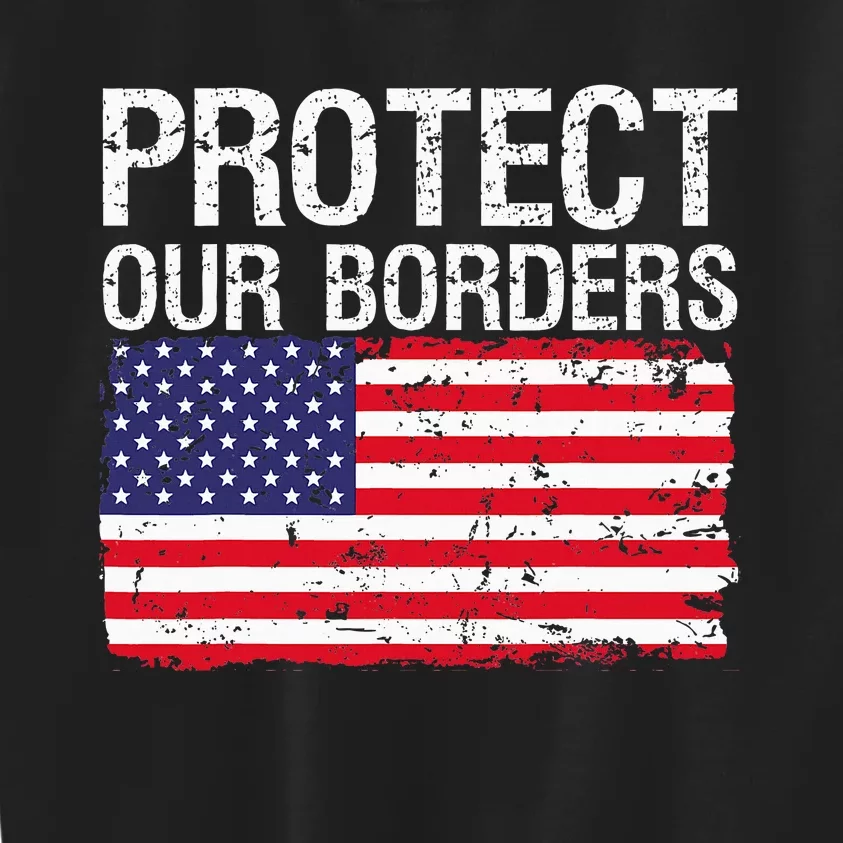 Protect Our Borders Law Enforcement Legal Immigration Kids Sweatshirt