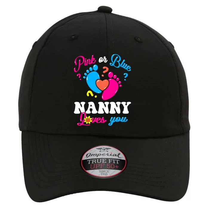 Pink Or Blue Nanny Loves You Baby Gender Reveal The Original Performance Cap