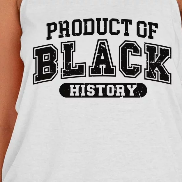 Product Of Black History Month Women's Knotted Racerback Tank