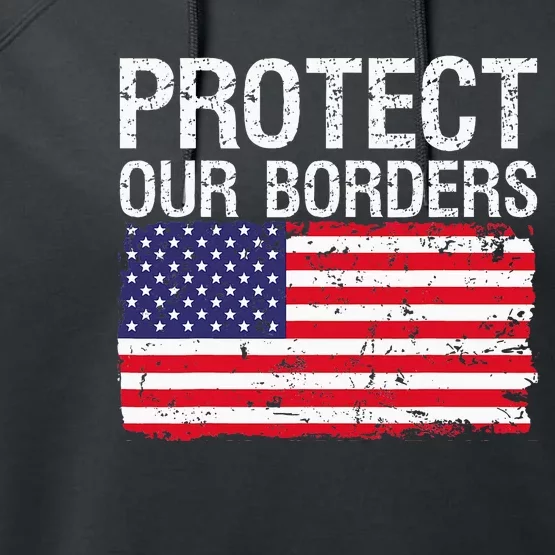 Protect Our Borders Law Enforcement Legal Immigration Performance Fleece Hoodie