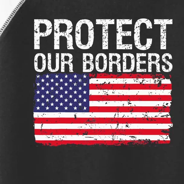 Protect Our Borders Law Enforcement Legal Immigration Toddler Fine Jersey T-Shirt